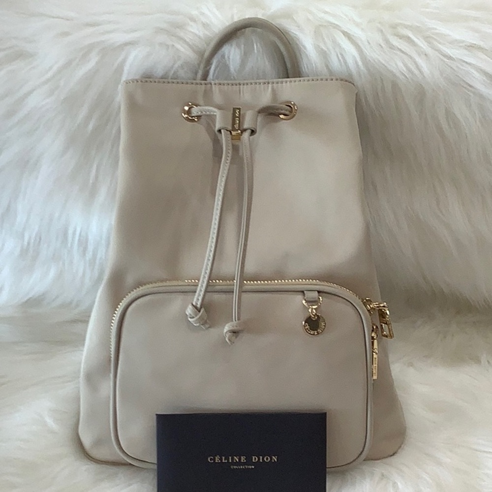 NEW 👜CELINE DION COLLECTION
Women's Backpack with Trims